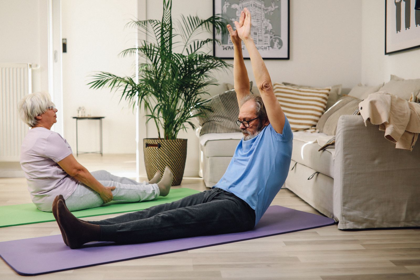 A bright, calm studio with soft natural light.